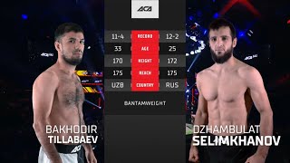 Баходир Тиллабаев vs Джамбулат Селимханов  Bakhodir Tillabaev vs Dzhambulat Selimkhanov  ACA 161 [upl. by Ettolrahs]