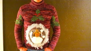 How To Make An Ugly Christmas Sweater Snow globe [upl. by Spragens]