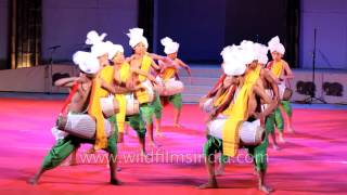 Pung Cholom or Drum dance from Manipur [upl. by Tessi857]