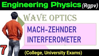 Mech Zehender Interferometer Experiment engineering physics rgpv unit2 wave optics rgpv physics [upl. by Yenduhc]