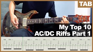 Guitar Lesson quotRiff Raffquot by ACDC [upl. by Boucher]