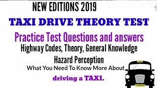 Dvla Texi theory test UK 2021 multiple choice questions officials handbook [upl. by Schriever]