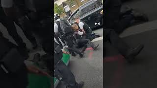 Metropolitan police assault pro Palestine campaigner [upl. by Whale]