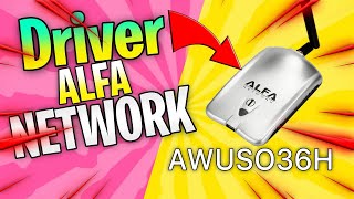 تحميل وتثبيت تعريف قطعة وايفاي الفا How To Install Driver de Antena Alfa AWUS036H windows 10  7 [upl. by Triplett]