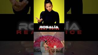 Rosalia Real Voice vs Autotune new fyp viral vs [upl. by Lytsyrk]