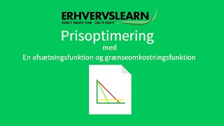 Optimal mængde og pris Groms  Gromk [upl. by Martres]