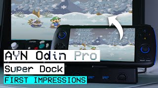 Turn your AYN Odin into a quotSwitchquot and More Ayn Odin Super Dock First Impressions [upl. by Eniamrej]