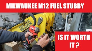 MILWAUKEE M12 FUEL STUBBY 38” IMPACT WRENCH 255520 [upl. by Nima233]