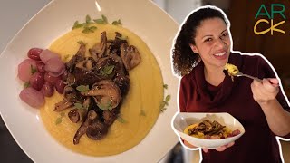 30 Minute Meals  Vegan Sherry Mushrooms and Cheesy Polenta [upl. by Berwick53]