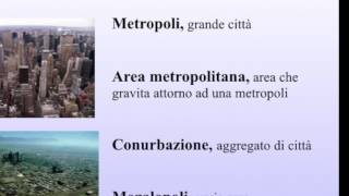 Città conurbazioni e megalopoli [upl. by Linus545]