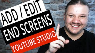 How To Add Edit End Screens with NEW YouTube Studio [upl. by Initsed]