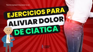 CIÁTICA EJERCICIOS PARA ALIVIAR DOLOR EN CASA ✅ [upl. by Crane]