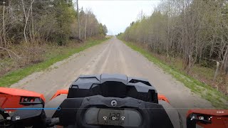 2023 CanAm Outlander XMR 1000R Max Speed Test Stock VS Flashed [upl. by Blunt]