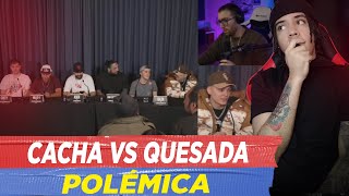 CACHA LE CONTESTA A QUESADA 😱 LA POLÉMICA DE LA FMS INTERNACIONAL 🔥 ABRO DEBATE 🧐 [upl. by Rosemonde]