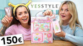 Wir streiten um die Produkte vom YesStyle Adventskalender 2024 KBeauty [upl. by Ahsrav257]