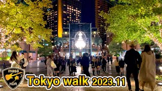 【4K HDR】代官山 恵比寿 東京散歩 東京夜景 202311 Daikanyama Ebisu Tokyo walk Tokyo night view [upl. by Asnerek]