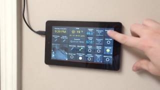 OpenHAB Dashing Android Control Tablet [upl. by Anahgem]