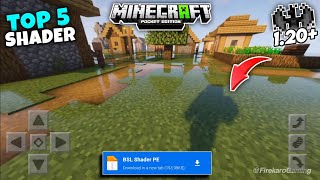 Top 5 Best Shaders For Minecraft Pe 120 Render Dragon  Shaders For Mcpe Minecraft PeBe [upl. by Ena]