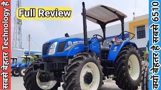 New holland 6510 Excel सबसे बेहतर technology 65hp में सबसे ज्यादा features full specification Review [upl. by Terzas]