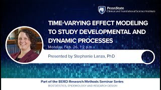 TimeVarying Effect Modeling to Study Developmental and Dynamic Processes [upl. by Eimarrej]