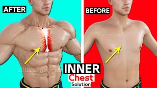 BEST 5 EXERCISES quotINNER CHESTquot 🔥 [upl. by Amsa]