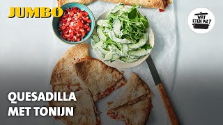 Wat eten we Quesadilla met tonijn [upl. by Kendall]