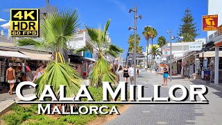 Cala Millor Mallorca City Center in 4K 60fps HDR UHD Dolby Atmos 💖 The best places 👀 walking tour [upl. by Atig950]