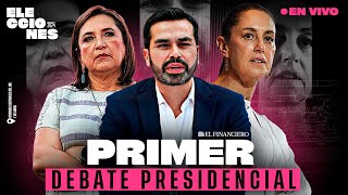 Primer Debate Presidencial 2024  Salud educación combate a la corrupcion y más [upl. by Sueaddaht]