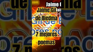 Jaime Gil de Biedma 7 mejores poemas poesia poesiarecitada poemas [upl. by Carlson]