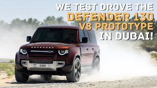 Defender 130 V8 prototype first drive [upl. by Mcadams]