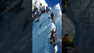 The Hillary Step l Nearly vertical rock face Located near the summit of Mount Everest [upl. by Durno]