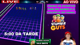 AO VIVO STUMBLE GUYS JOGANDO COM A GALERITA DO CANAL [upl. by Godwin]