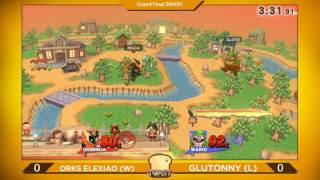 TOAST  Smash WiiU Top 8  orKsElexiao Greninja vs Glutonny Wario 12 [upl. by Anemaj217]