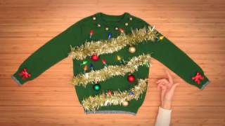 3 DIY Ugly Christmas Sweaters [upl. by Colwin207]