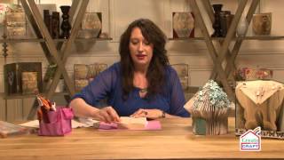 How To Bookfold a 3D Birds House with Debbi Moore [upl. by Eatnoed]