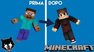 Minecraft TutorialCome metterecambiare la skin su MinecraftPREMIUM2016 [upl. by Elka687]