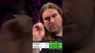 😏 PETER WRIGHT LOVED THIS 151 checkout by Ryan Searle shorts darts funny [upl. by Yrotciv]