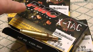 PMC Xtac 556 Nato 62 Grain Green Tip Ammo review [upl. by Alfie]