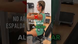 ABDUCCIÓN EN MÁQUINA 🍑workout gymtips glutes femalefitness gluteo abduccion fitnesstips [upl. by Branen]