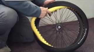 Stop a Flat Installation Video Stopaflat Bicycle Tyre [upl. by Sybille]