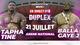 🔴 DIRECT  DUPLEX  Arène Nationale  Suivez le choc Balla Gaye 2 vs Tapha Tine [upl. by Eeryk]