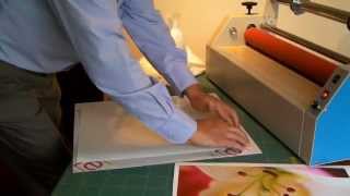 How to laminate a photo onto an Acrylic sheet [upl. by Ahsyekal554]