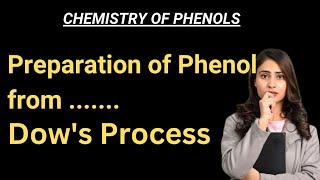 Preparation of Phenol from dows process  preparation of Phenol [upl. by Lyndy]