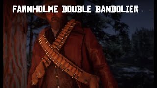 Red Dead Online The Naturalist Bandolier Crafting Upgrades  FarnHolme Double Bandolier [upl. by Aridni]