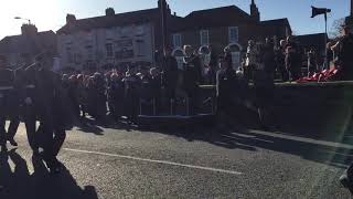 Northallerton Remembrance Parade 2017 [upl. by Orthman58]