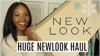 HUGE NEWLOOK HAULamp OUTFITS  WINTER EDITION [upl. by Uolymme949]