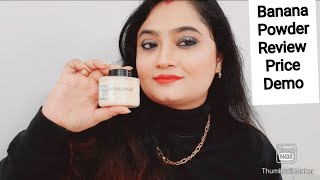 Makeup Revolution Banana Powder Review In Hindi By Anusuya Chakrabarti  Banana Powder Demo ampResults [upl. by Alimrahs]