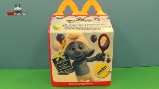 The Smurfs 2 Movie Happy Meal toys mystery Smurf figures [upl. by Girard594]