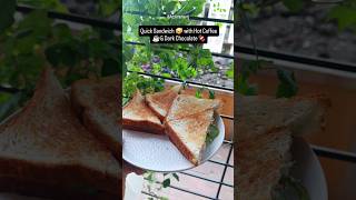 Simple amp quick Sandwich🥪with Hot Coffee☕ shortsvideo sandwich ytshorts coffee food [upl. by Ayom171]