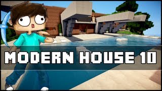 Minecraft  Modern House 10 [upl. by Wandy981]